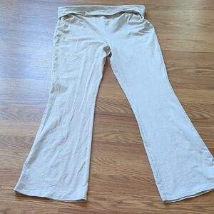 H&M Beige Wide-Leg Pants